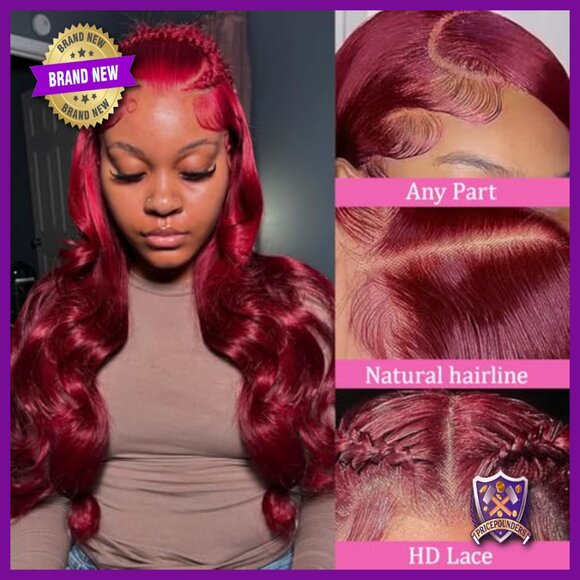 13x4 HD Lace Front Wig Human Hair Body Wave 180% Density Glueless 24 Inch main image 6